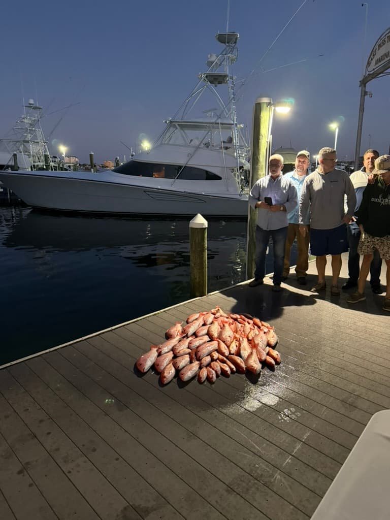 Big Daddy's at the marina in Destin at twilight